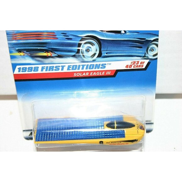 Hot Wheels 1998 First Editions Solar Eagle III # 650 yellow - Picture 3 of 4